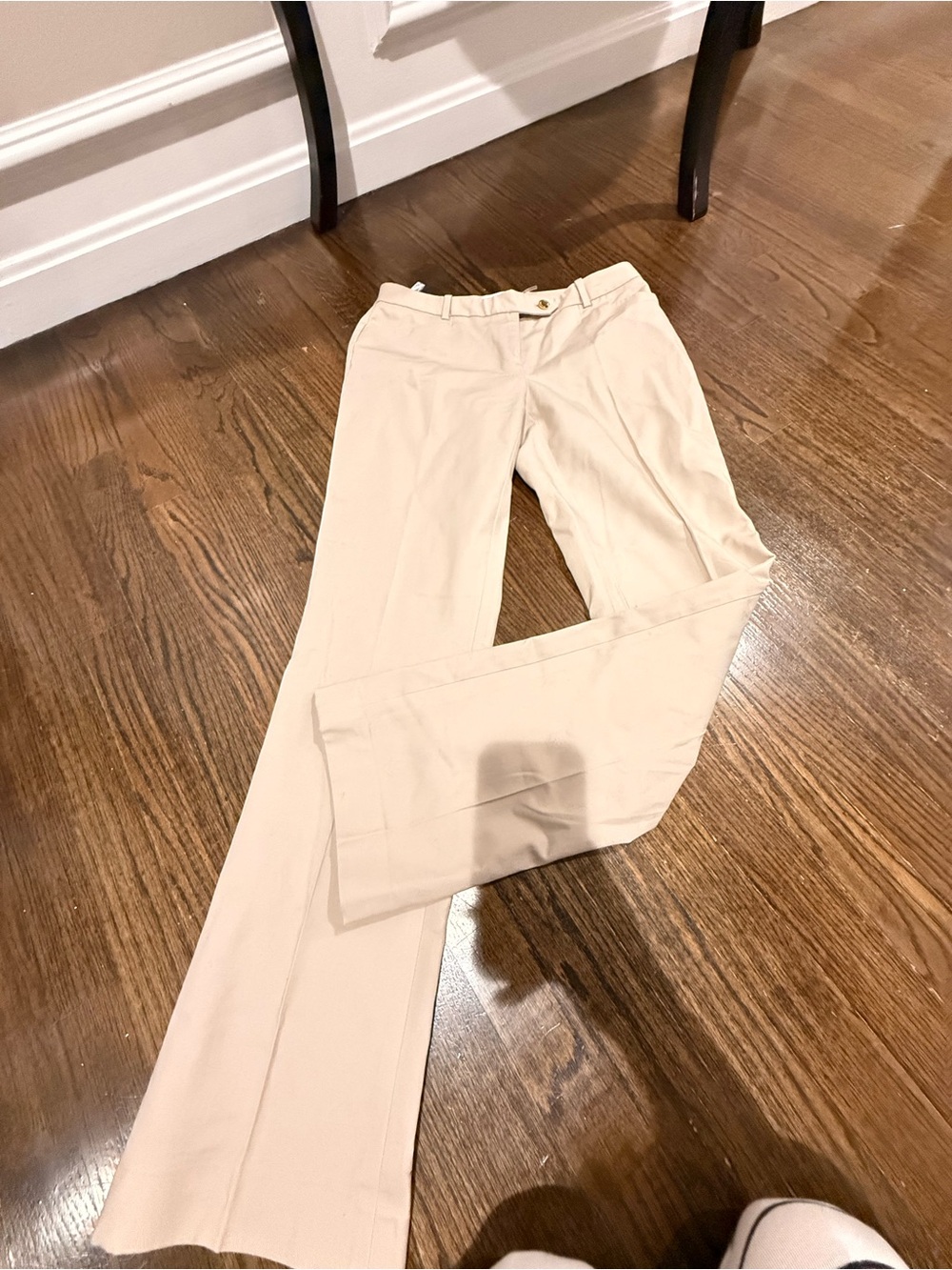 Women's tan Dress Pants - Tailored Straight Leg